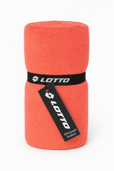 Lotto Microvezel Handdoek - 100x180 cm -Roze Perfect voor Reizen & Sporten - Sporthanddoek - Saunasessie - Sneldrogende Handdoek - Fitness -Sauna