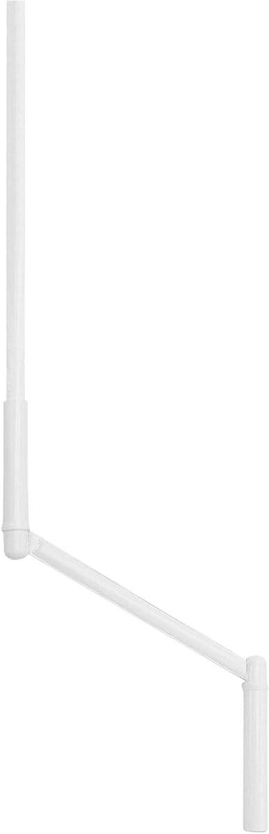 Rolluik Zwengel - Bedieningsstang - Handmatig Bedien - Universele Compatibiliteit - 1300 mm Lengte - Wit