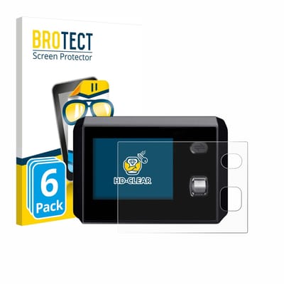 BROTECT - Screenprotector voor SkyRC MC5000 - Folie Beschermfolie transparant 6 Stuks