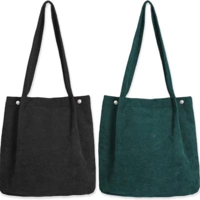 Grote schoudertas Corduroy schoudertas voor dames Strandtas Cordbag Crossbodytas Shopper Tote Bag Boodschappentas Handtas Shopper voor werk Winkelen School