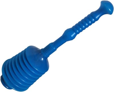 Rubberen Plunjers - Toilet Ontstopper - Afvoer Reinigen - Efficiënt Reinigingsvermogen - 52 cm - Blauw