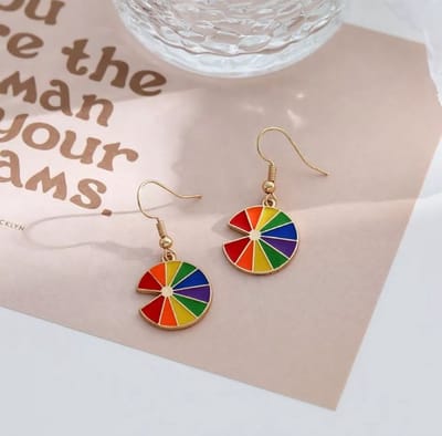 Akyol - Pride Oorbellen - LGBT OORBELLEN - GAYPRIDE OORBELLEN - regenboog oorbellen - Regenboog - Pride - Oorbellen - Gay - lesbian - trans - cadeau - kado - geschenk - gift - verjaardag - feestdag - verassing - respect - equality - gelijk - lgbt –