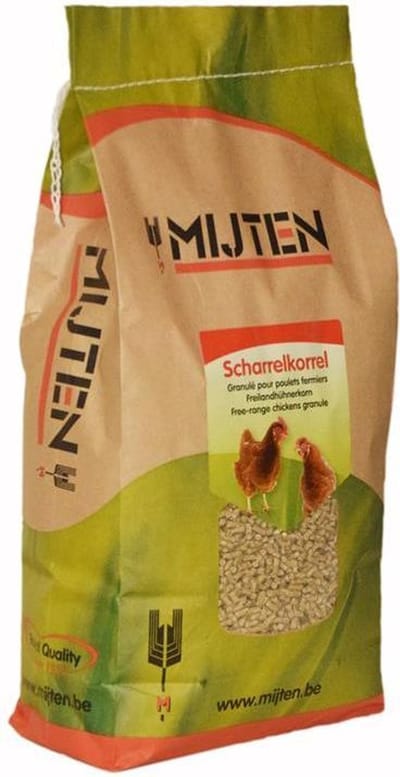 Mijten Legkorrel - Kippenvoer Volledig - Complete Pluimveevoer voor Legkippen - Kippenbrok Kippenvoeding - Veel Calcium - 5kg