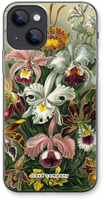 Case Company® - Hoesje geschikt voor iPhone 13 hoesje - Haeckel Orchidae - Soft Cover Telefoonhoesje - Bescherming aan alle Kanten en Schermrand