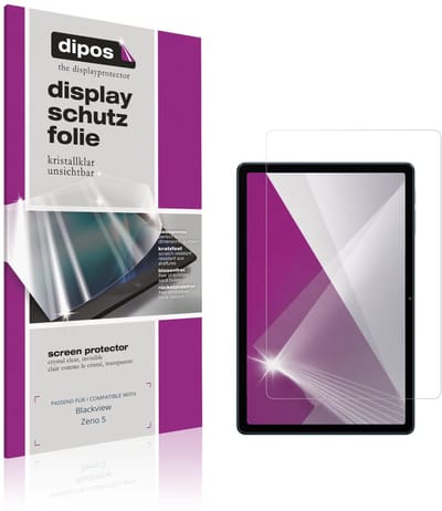 dipos – 2x Beschermfolie geschikt voor Blackview Zeno 5 | Krasbestendige & heldere Screenprotector Ultra-Thin