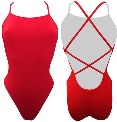Turbo Patron Sirene Zwemkleding Rood 10 Years Meisjes