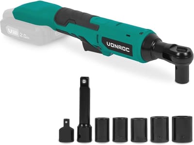 Accu-ratelschroevendraaier 20V - 50 Nm - 3/8 inch - 8-delige dopsleutelset - zonder accu en oplader