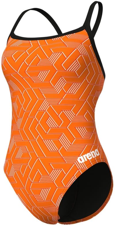 Arena | Escape Swimsuit | Challenge Back | Black / Orange