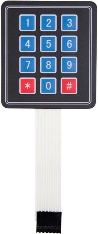 OTRONIC® Membraan 3x4 Matrix keypad switch