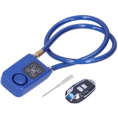 Alarm Slot Wachtwoord Afstandsbediening 4 Cijfers 110dB IP55 Waterdicht Sleutelloos Diefstalbeveiliging voor voor Fiets