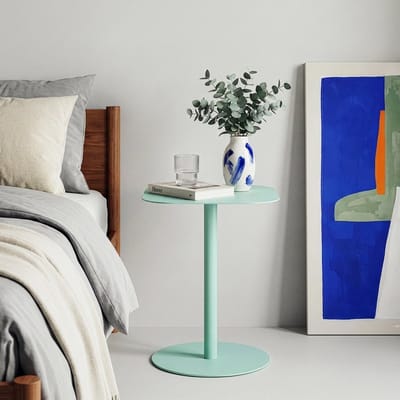Bijzettafel Nastätten 50x40x40 cm mintgroen [en.casa]