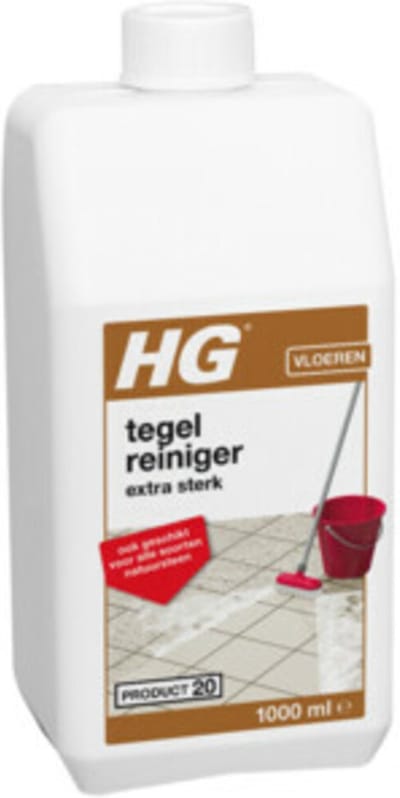 HG - Tegelreiniger Extra Sterk - 6 x 1 liter - Voordeelverpakking