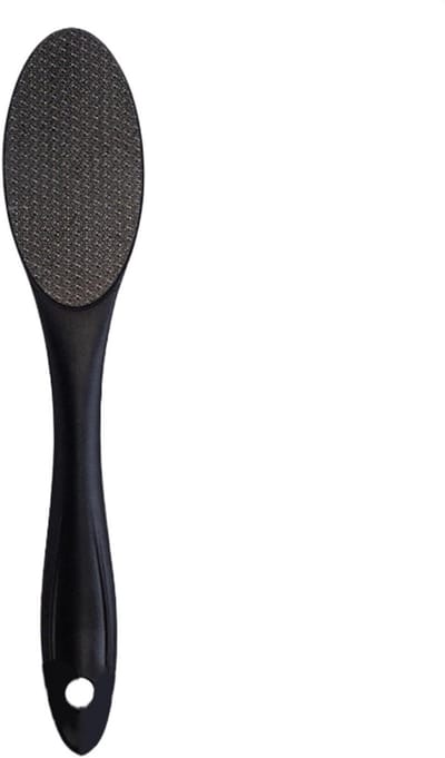 Voetvijl Rasp - Huidverzorging Tool - Huidglad Maken - Ergonomisch Handvat - 26 cm Lengte - Grijs