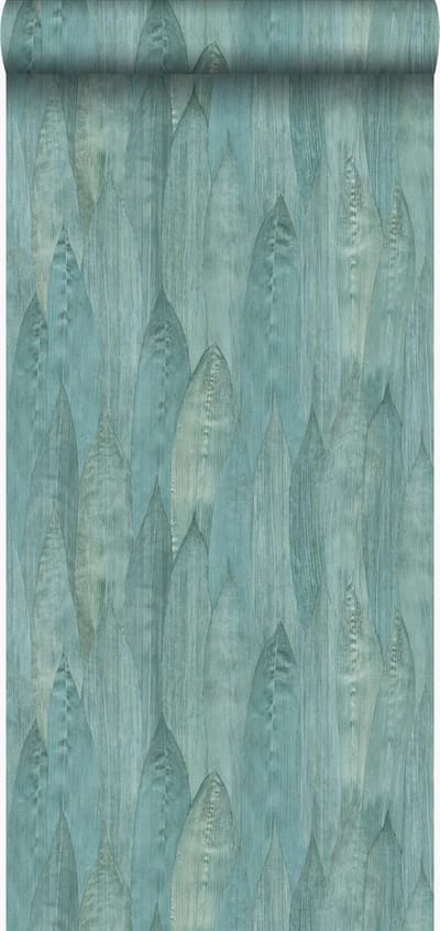 Origin Wallcoverings behang bladeren lagunegroen - 53 cm x 10.05 m - 347369