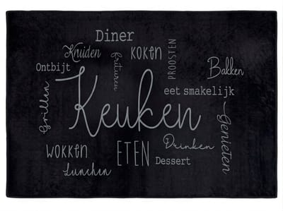 De Groen Home Vloerkleed 80x120cm - Knus Koken Collectie - Keukenloper - Halloper - Wasbaar Antislip Zacht Tapijt