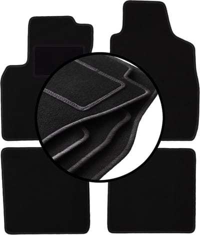 Complete set veloursmatten voor: Fiat Panda II hatchback (2002-2010)