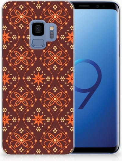 Samsung Galaxy S9 TPU bumper Batik Brown