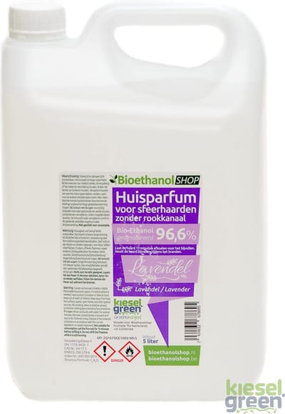 Bio- ethanol met Lavendelgeur-PREMIUM -bioethanol 96,6% biobrandstof