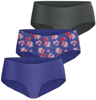 Bjorn borg 3-pack dames Invisible Hipster - Naadloos ondergoed dames - Paars Combi / XL