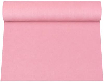 Tafellaken/tafelkleed rol papier - 800 x 120 cm - lichtroze - Tafel decoratie - Lange tafels - Damast papier
