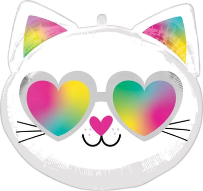 Amscan - Folieballon supershape Kitty hoofd (43 x 43 cm)