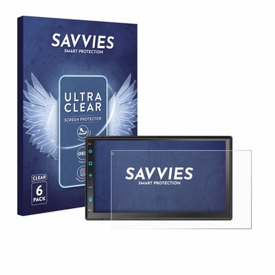Savvies - Screenprotector voor Atoto F7 WE F7G2B7WE 7" - Folie Beschermfolie transparant 6 Stuks