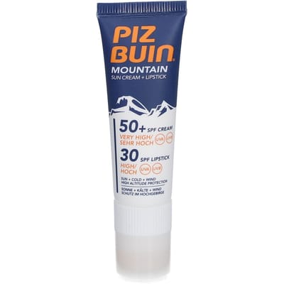 Piz Buin Mountain Creme + lipstick Factor(spf) 50+30 - Zonnebrand crème