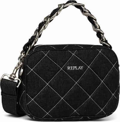 REPLAY Schoudertas Crossbody Bag Black Zwart