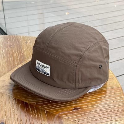Mode Korte Rand 5-Panel Pet Geborduurd Zonbescherming Baseballpet Verstelbaar Lichtgewicht Sport Hardlooppet Dames Heren gray