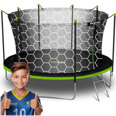 Neo-Sport Serie - Tuintrampoline - 465cm - Met Net - Inclusief Ladder
