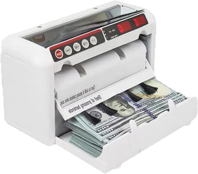 Geld Telmachine - Muntenteller Waarde - Valuta Tellen - Automatische Start Stop - One Size - One Color