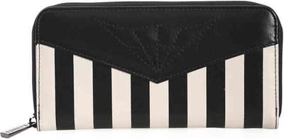 Banned - Another Lost Soul Striped Dames portemonnee - Zwart