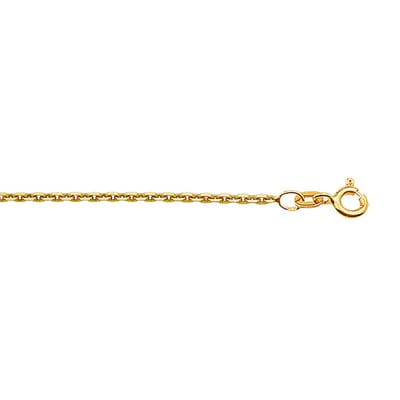 Doublé 10/000 Collier anker gediamanteerd 1 3101028 50