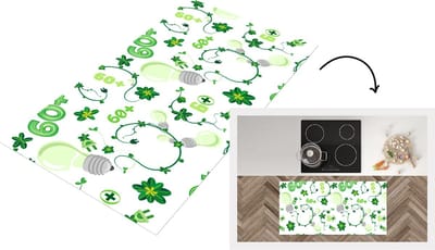 Keukenloper - Loper keuken - Lampen - Planten - Patronen - 120x60 cm - Keukenloper vinyl