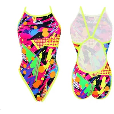 Turbo Pop Party Revolution Zwemkleding Veelkleurig 5-6 Years Meisje