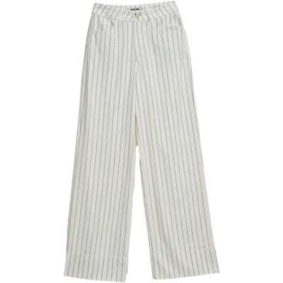 wijde linnen broek voor dames Salsa Jeans