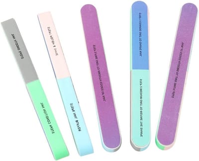 Nail File en Vijl Set voor Cosmetische Manicure met 6 Modi - 10 Stuks voor Perfecte Nagels