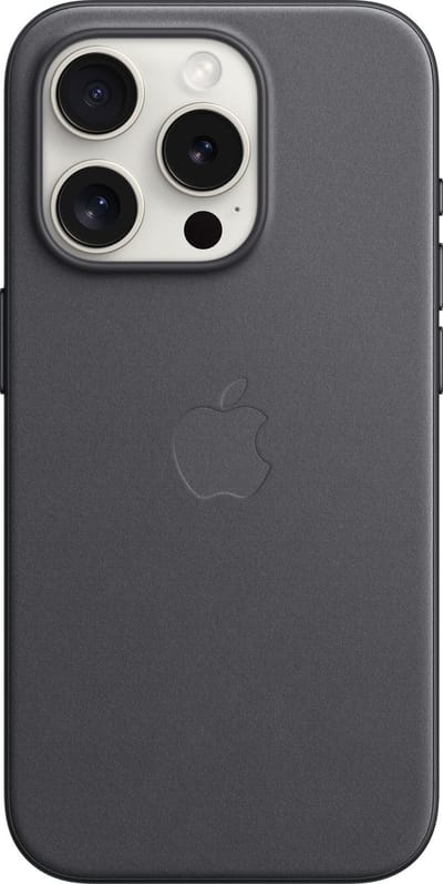 Apple FineWoven Case with MagSafe geschikt voor iPhone 15 Pro - Black