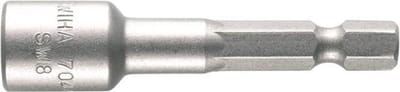 Wiha Dopsleutelinzet Magnetisch 55mm (1/4) Buitenzeskant 7.0mm - 04634