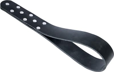Kiotos - Brede Dubbellaags Paddle Van Rubber - Zwart