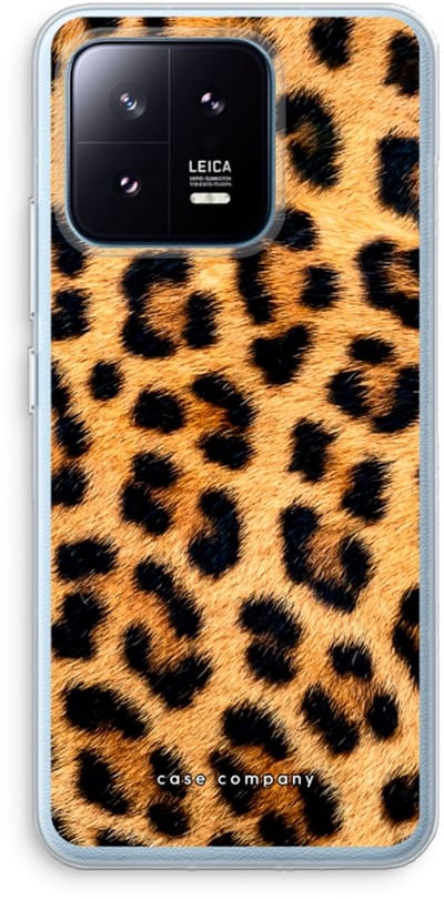 Case Company® - Hoesje geschikt voor Xiaomi 13 Pro hoesje - Luipaard - Soft Cover Telefoonhoesje - Bescherming aan alle Kanten en Schermrand