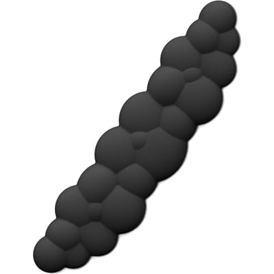 Tapis de Souris Nuage Support Poignet Mignon Soulagement Fatigue Doux Prévenir Déformation Mousse à Mémoire Repose-Poignet noir