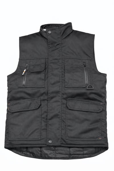 Bodywarmer Dames – Herock Diana Bodywarmer Zwart – Werkbodywarmer met Zakken – Maat S – Stevig & Comfortabel