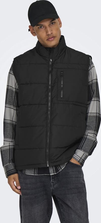 ONLY & SONS Gequilt gilet ONSJAKE Gequilt gilet
