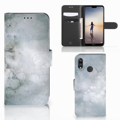 Hoesje Samsung Galaxy A30 Painting Grey