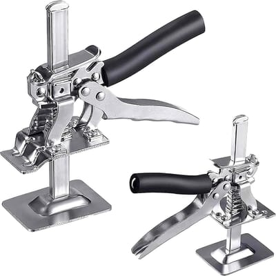 Handkrik - Hefhulp - Precisie Werk - Dubbel Anti-Mortel Ontwerp - 10-115 cm - Zilver