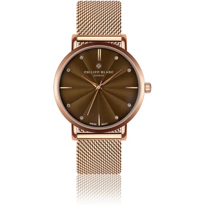 Zilveren horloge Philipp Blanc Lucerne