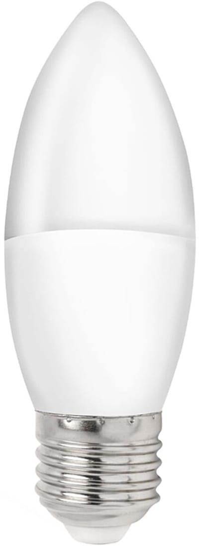 Spectrum LED Kaarslamp E27 - 1W - 230V - 90 Lumen - 3000K Warm Wit - Ø37mm - Voor Kroonluchter, Wandlamp of Sfeerverlichting