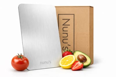 RVS Snijplank | 1 STUK! | Titanium Look | Antibacterieel | Vaatwasserbestendig | 34cm x 23cm | Cutting board