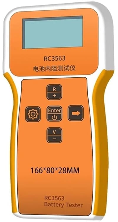 Batterij Tester - Weerstandsmeter - Accu Inspectie - Intelligente Besturing - 400 Gram - One Color